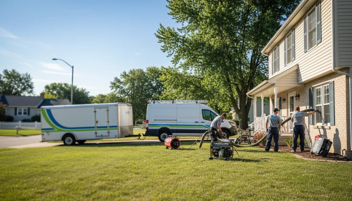 Flooded Basement Restoration And Cleanup With Repair in Gibbs, MO near me